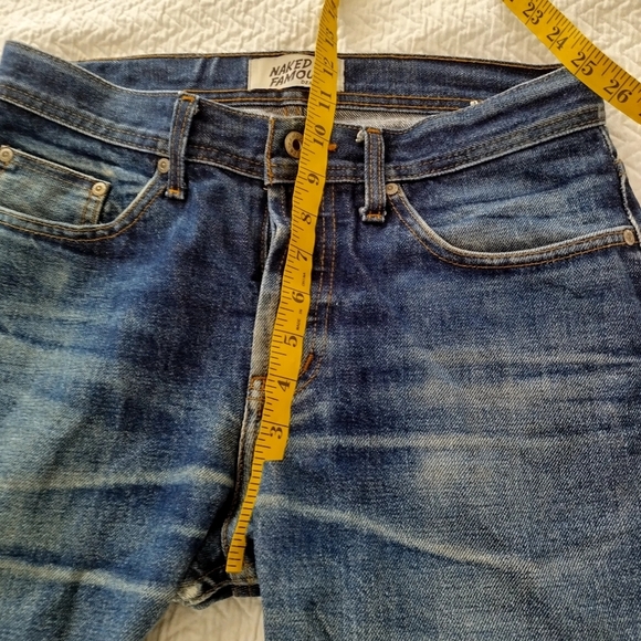 Naked & Famous weird guy Selvedge jeans Sz 31 - Picture 10 of 11